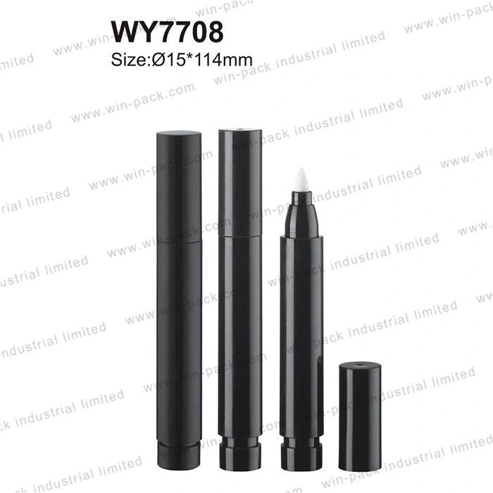 Winpack Custom Empty Hot Sell Cosmetic Black Tubes Eyeliner for Make up Pen Packing